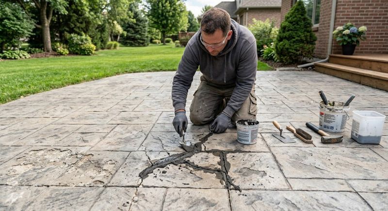 Decorative Concrete Repair in Alexandria, VA