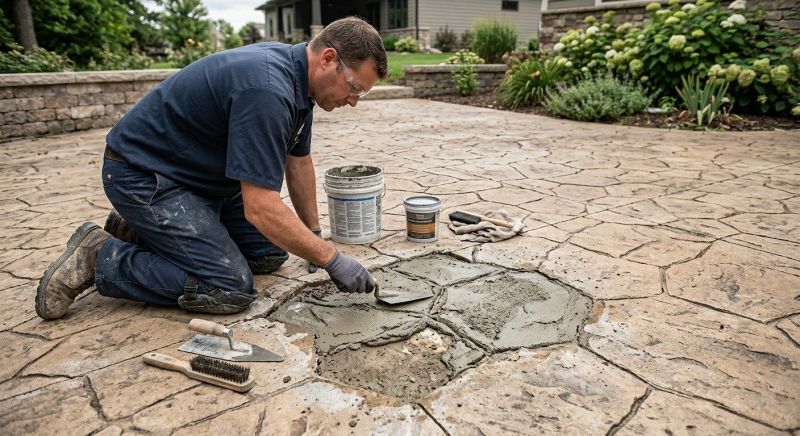 Decorative Concrete Repair in Summerville, SC