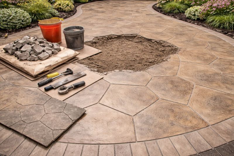 Decorative Concrete Repair in Hendersonville, NC